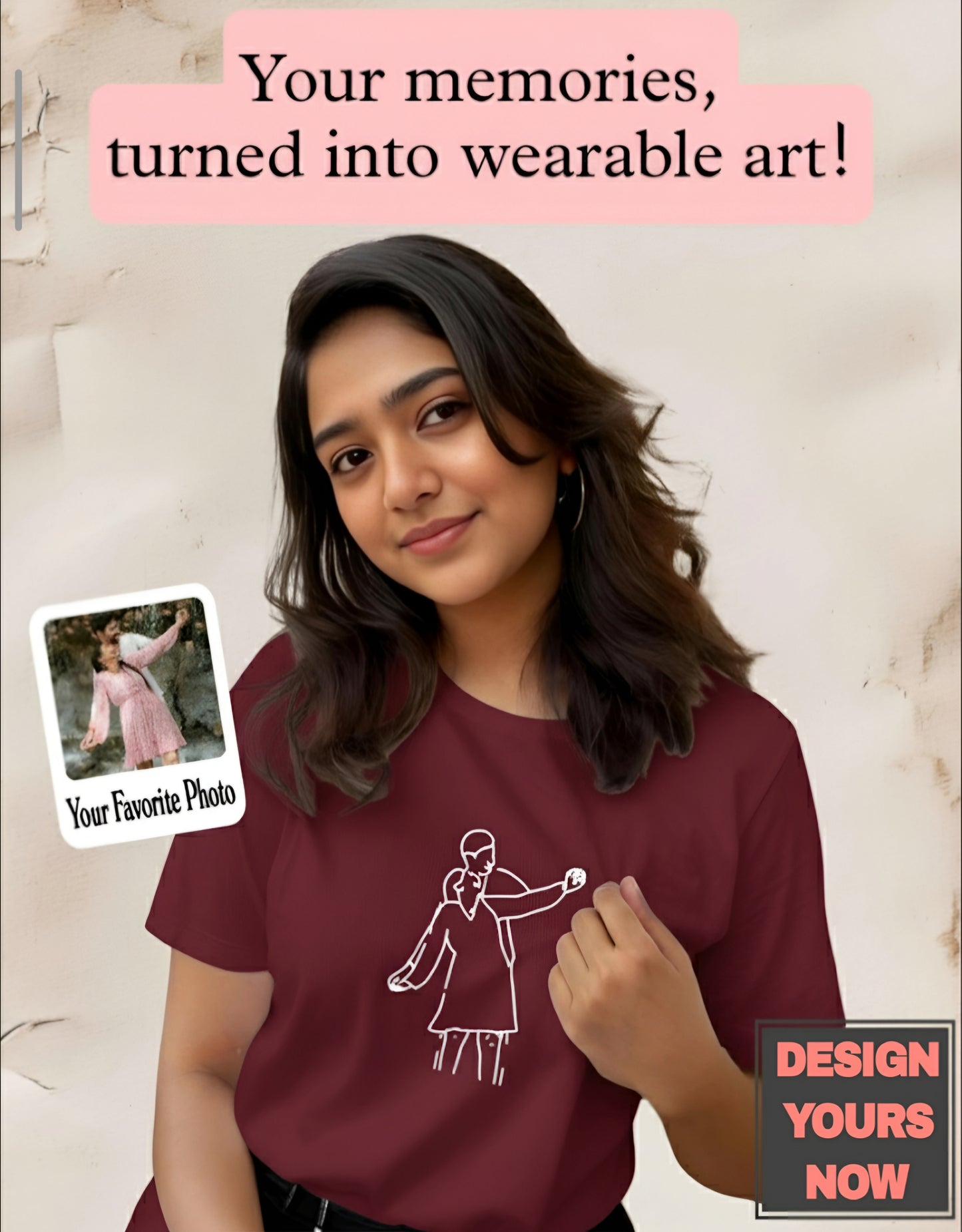 SomethingYours⢠Personalized Line Art Print