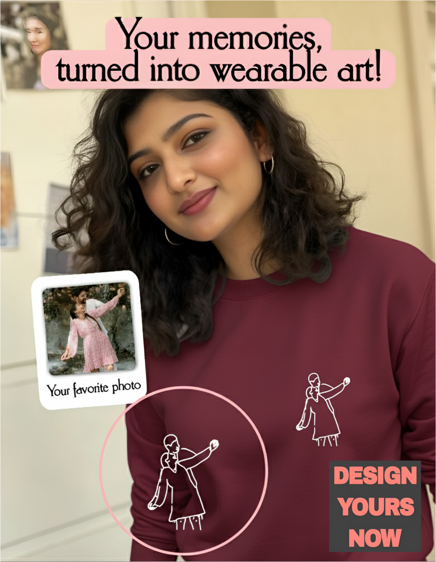 SomethingYours⢠Personalized Line Art - Pocket Print