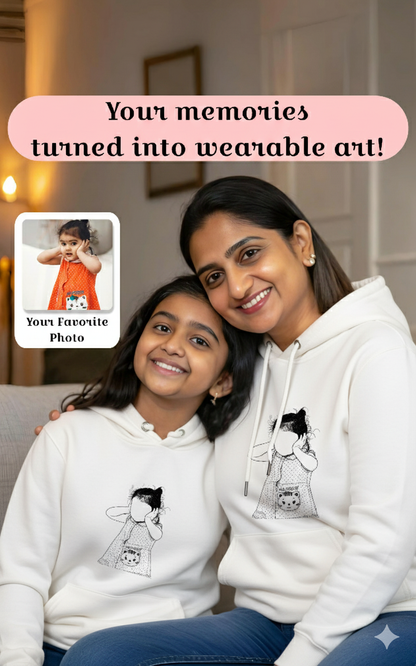 Mother Daughter Bundle - SomethingYours™ Personalized Line Art Print