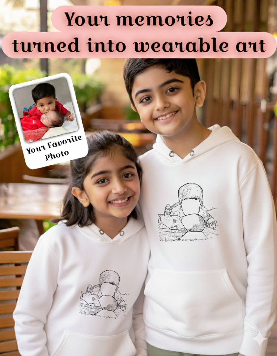 Sibling Bundle - SomethingYours™ Personalized Line Art Print