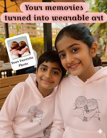 Sibling Bundle - SomethingYours™ Personalized Line Art Print