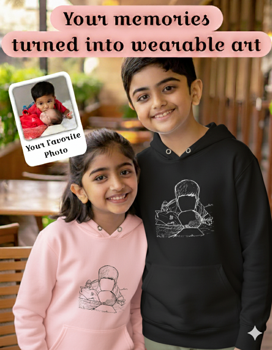 Sibling Bundle - SomethingYours™ Personalized Line Art Print