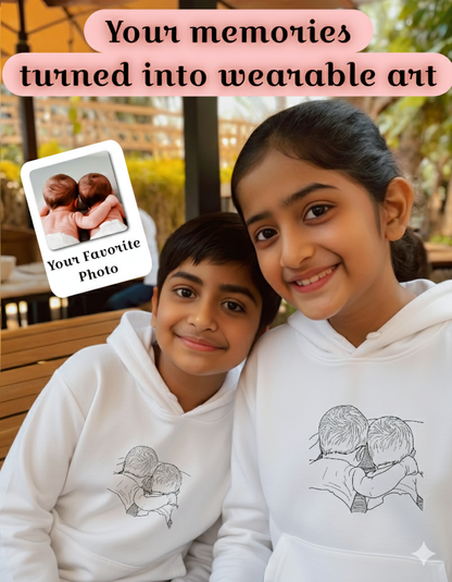 SomethingYours™ Personalized Line Art Kids Print