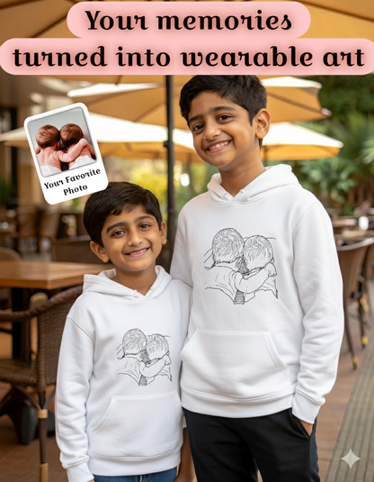 SomethingYours™ Personalized Line Art Kids Print