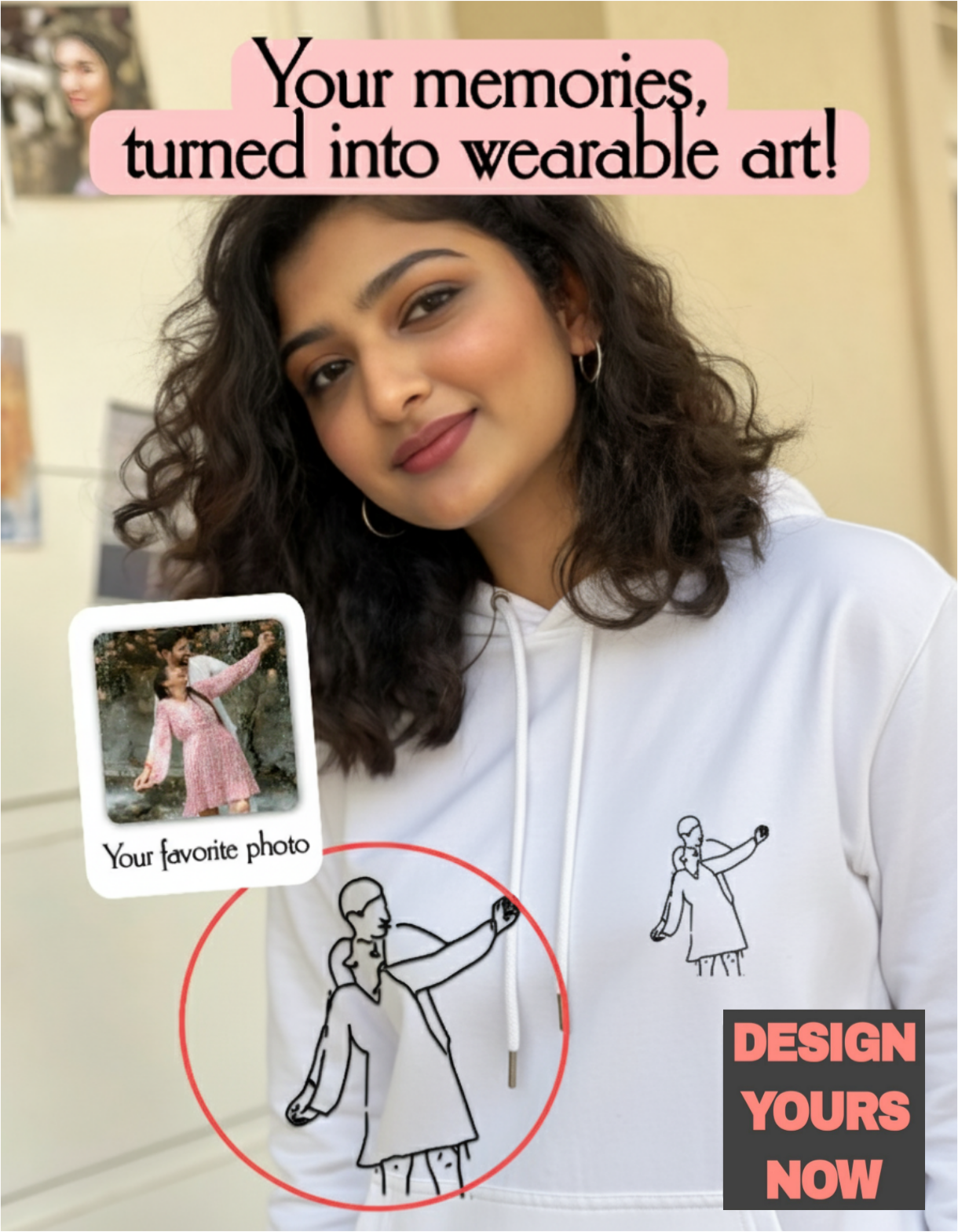 SomethingYours™ Personalized Line Art - Pocket Print