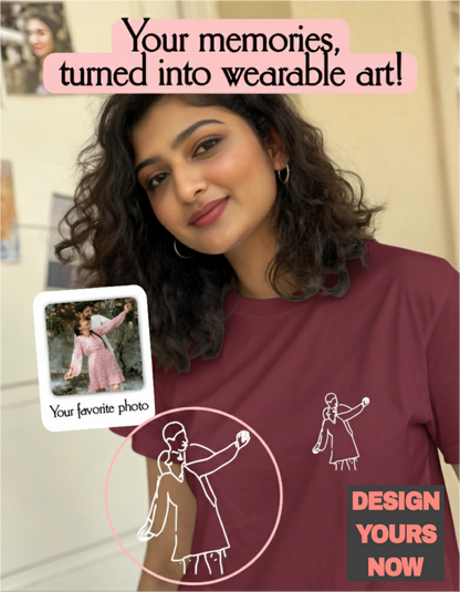 SomethingYours™ Personalized Line Art - Pocket Print